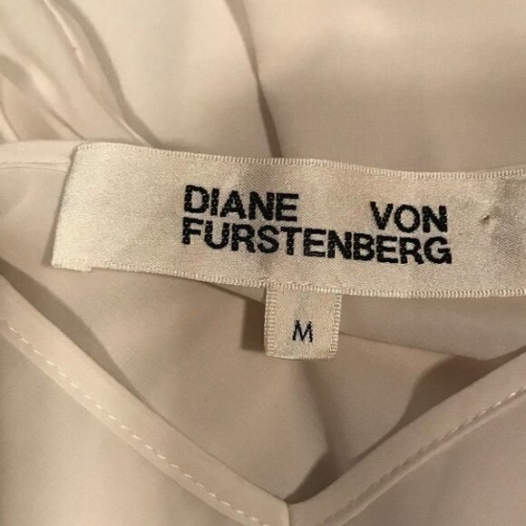 DIANE Von Furstenburg White Camisole Size M - Picture 6 of 7